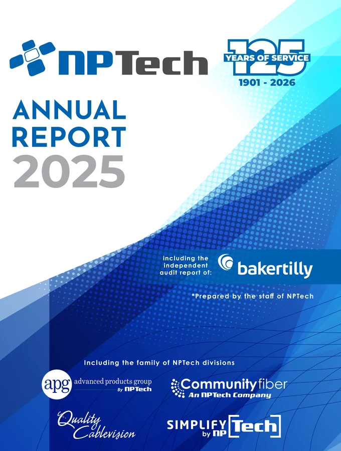 Cover of the NPTech 2025 Annual Report