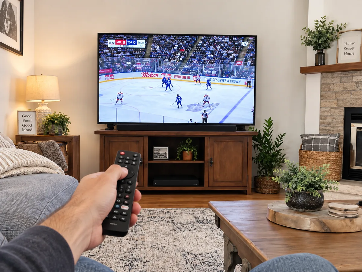 Watching cable TV at home with Quality Cablevision